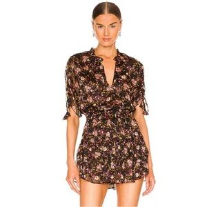 MISA Los Angeles Dress In Las Brisas Flora Size Small